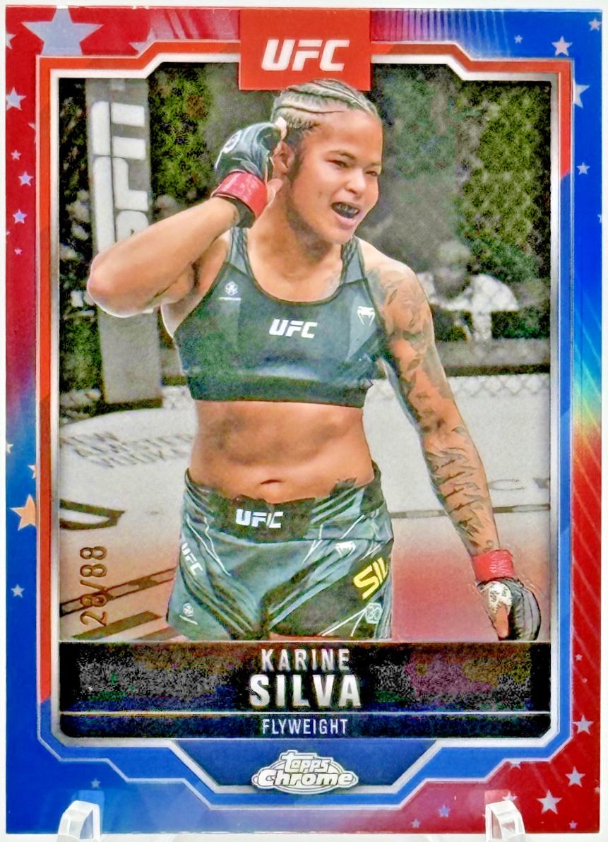 Karine Silva [Red White Blue Refractor] #147