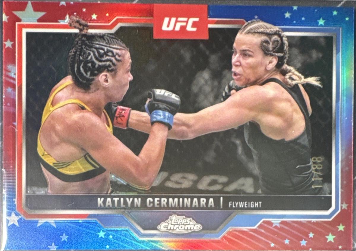 Katlyn Cerminara [Red White Blue Refractor] #114