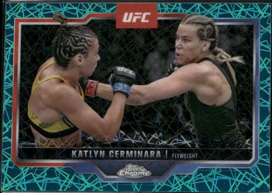 Katlyn Cerminara [Teal Lazer Refractor] #114