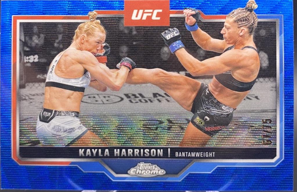 Kayla Harrison [Blue Wave Refractor] #172