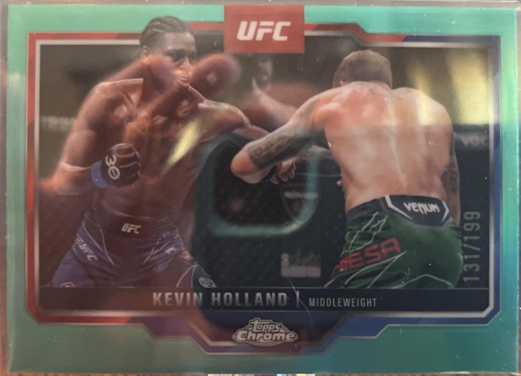 Kevin Holland [Teal Lazer Refractor] #110