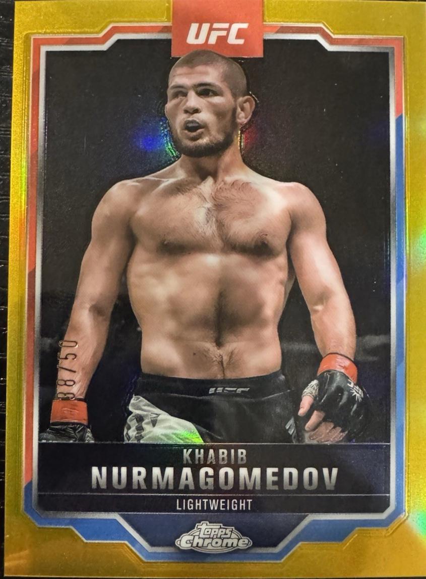 Khabib Nurmagomedov [Gold Refractor] #36