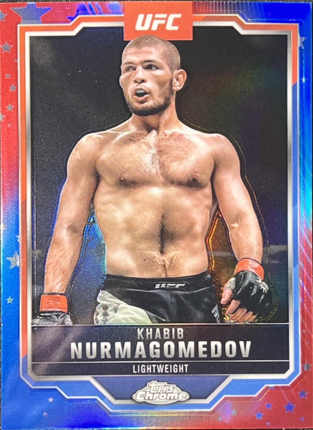 Khabib Nurmagomedov [Red Blue Refractor] #36