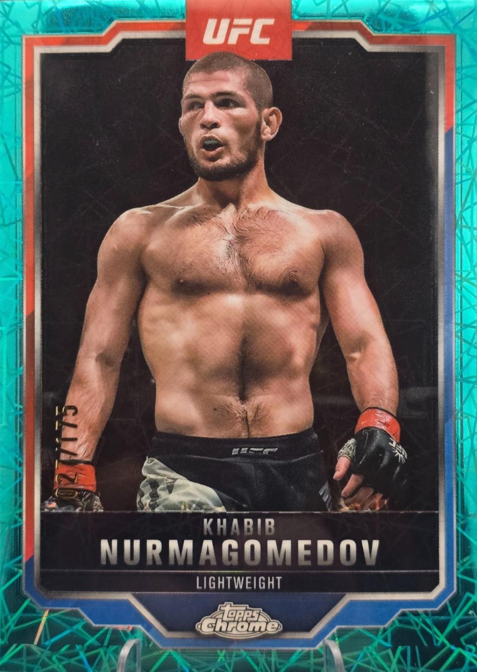 Khabib Nurmagomedov [Teal Lazer Refractor] #36