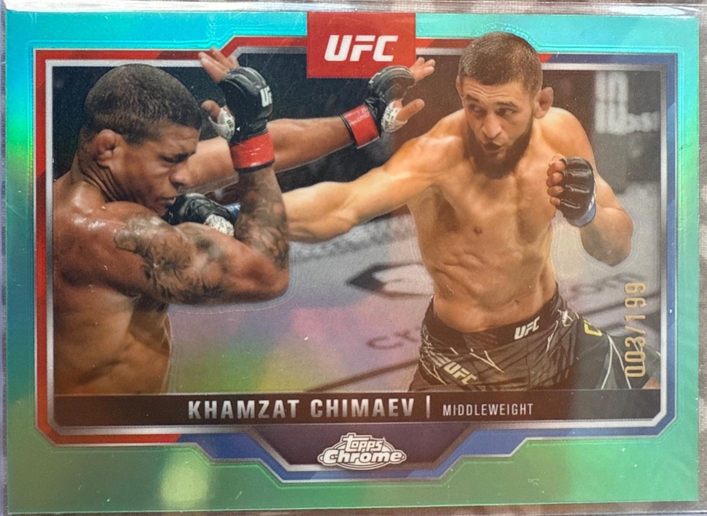 Khamzat Chimaev [Aqua Refractor] #102