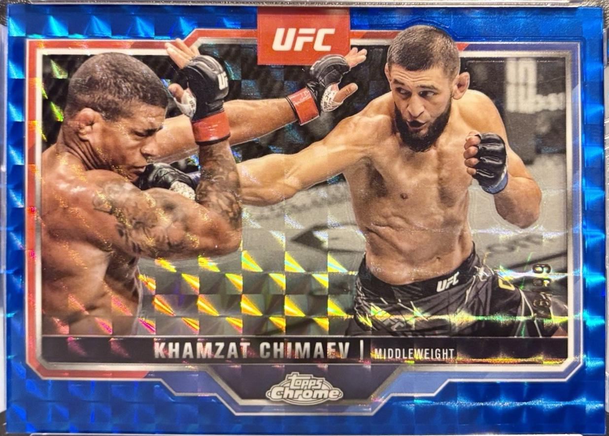 Khamzat Chimaev [Blue Geometric Refractor] #102