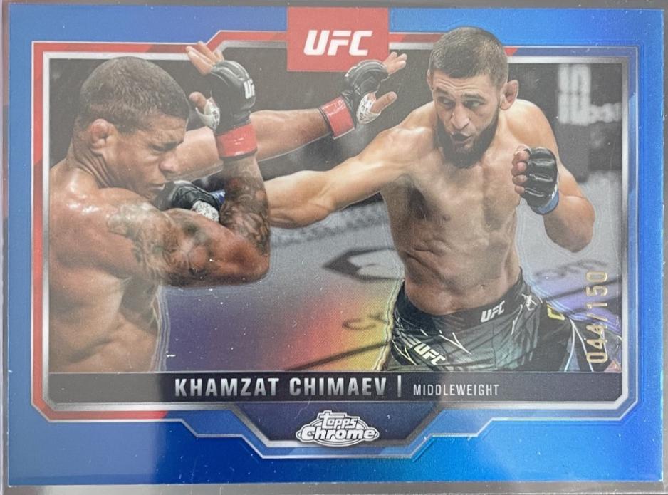 Khamzat Chimaev [Blue Refractor] #102