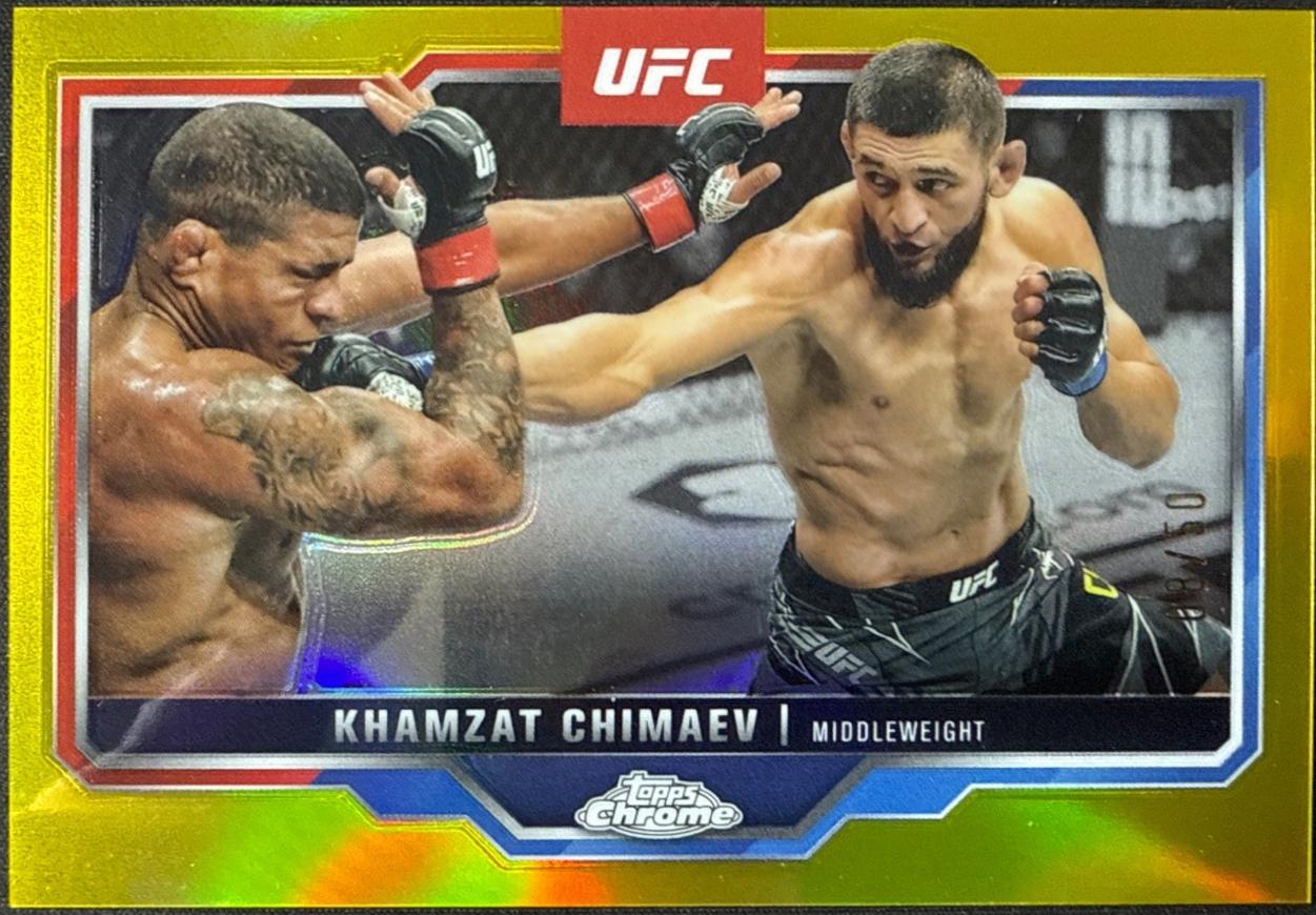 Khamzat Chimaev [Gold Refractor] #102