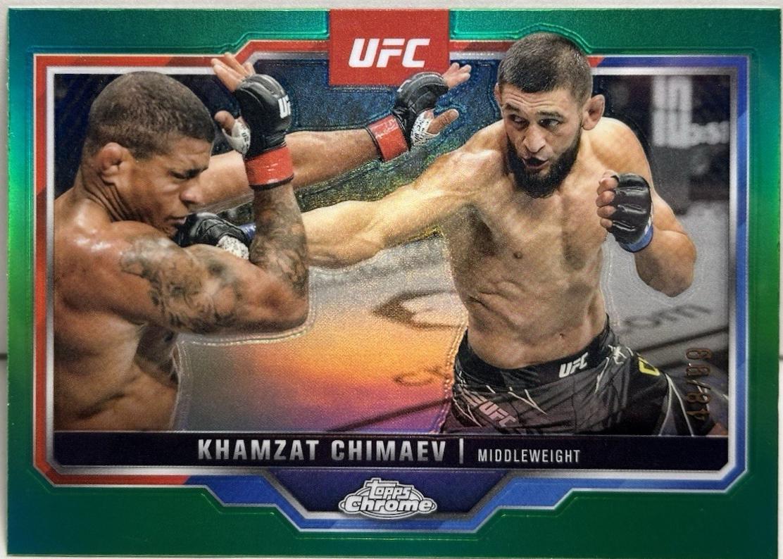 Khamzat Chimaev [Green Refractor] #102