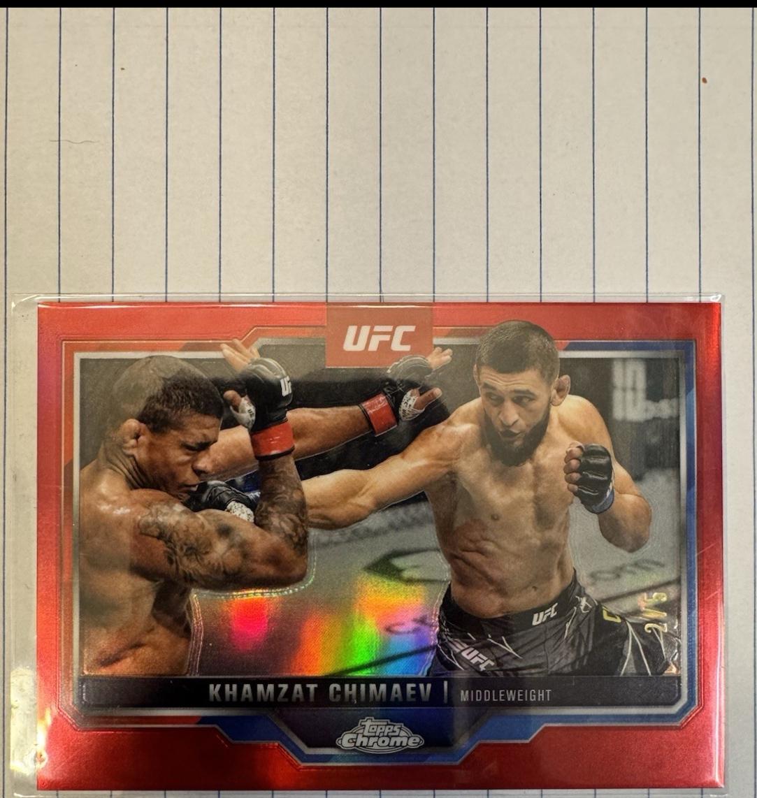 Khamzat Chimaev [Red Refractor] #102