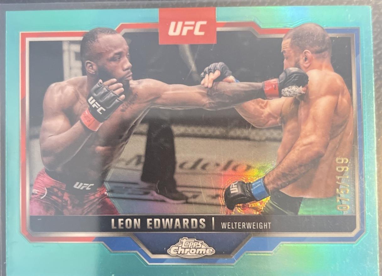 Leon Edwards [Aqua Refractor] #139