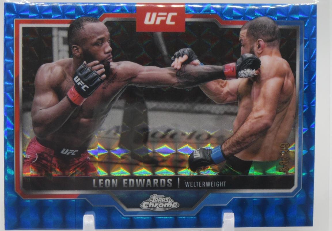 Leon Edwards [Blue Geometric Refractor] #139