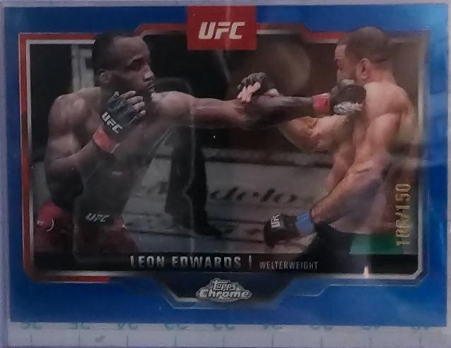 Leon Edwards [Blue Refractor] #139