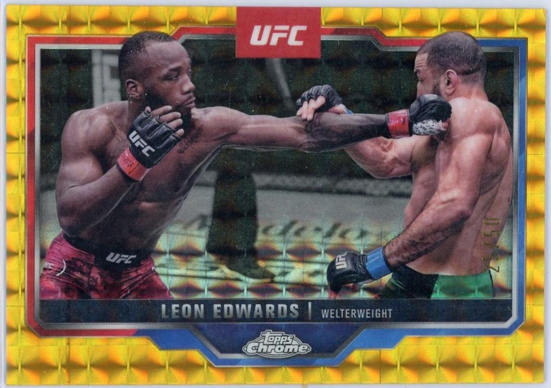 Leon Edwards [Gold Geometric Refractor] #139