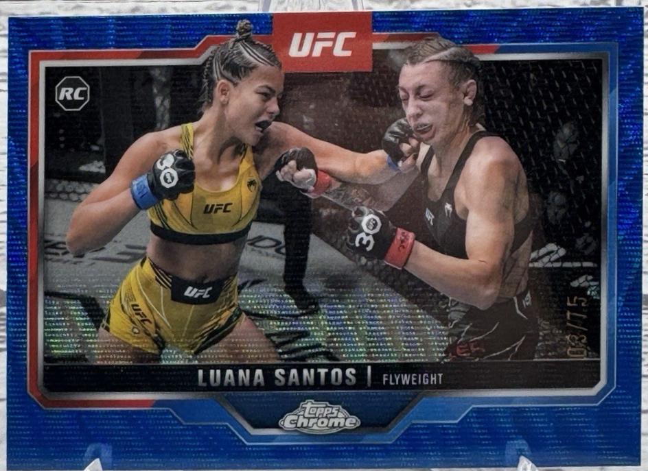 Luana Santos [Blue Wave Refractor] #103