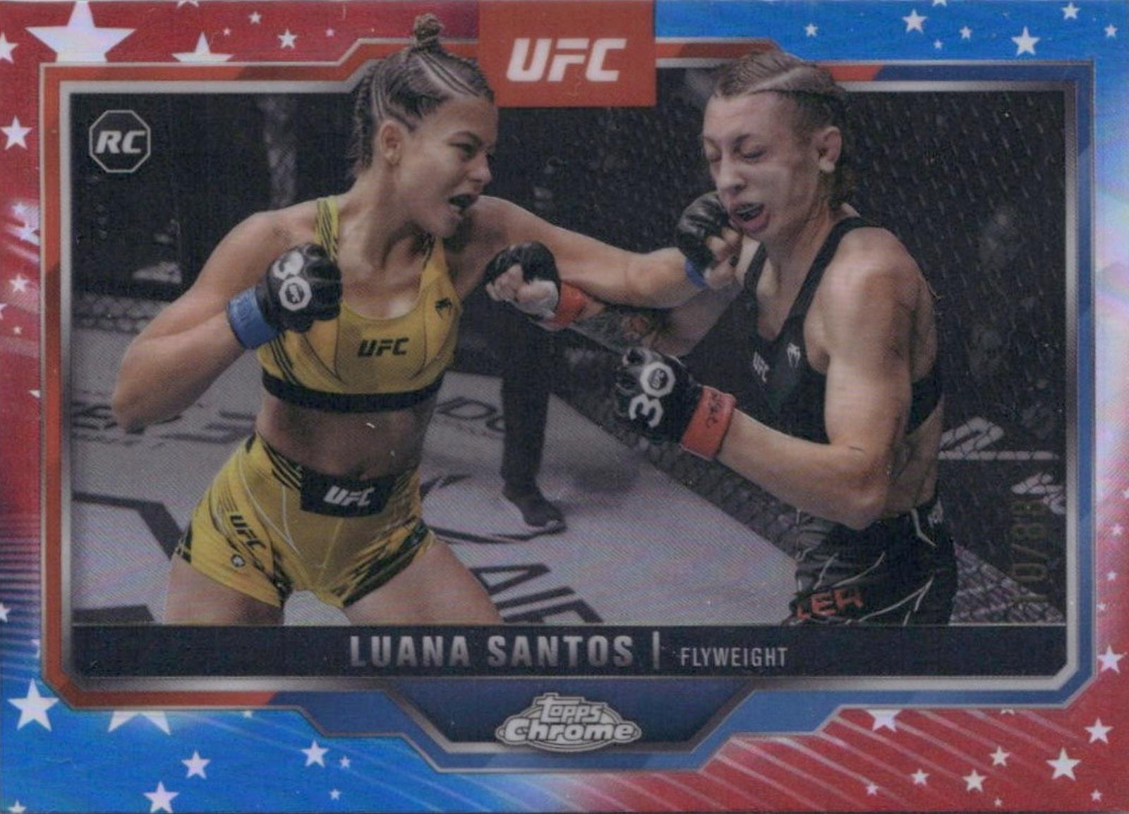 Luana Santos [Red White Blue Refractor] #103