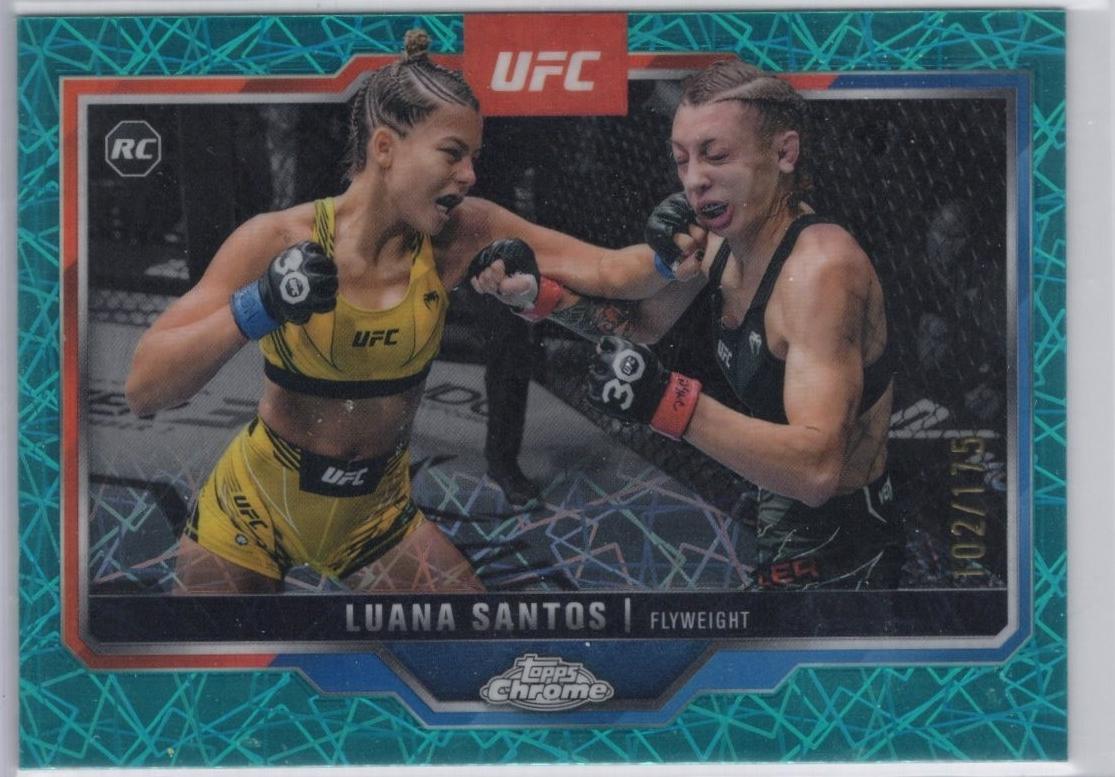 Luana Santos [Teal Lazer Refractor] #103