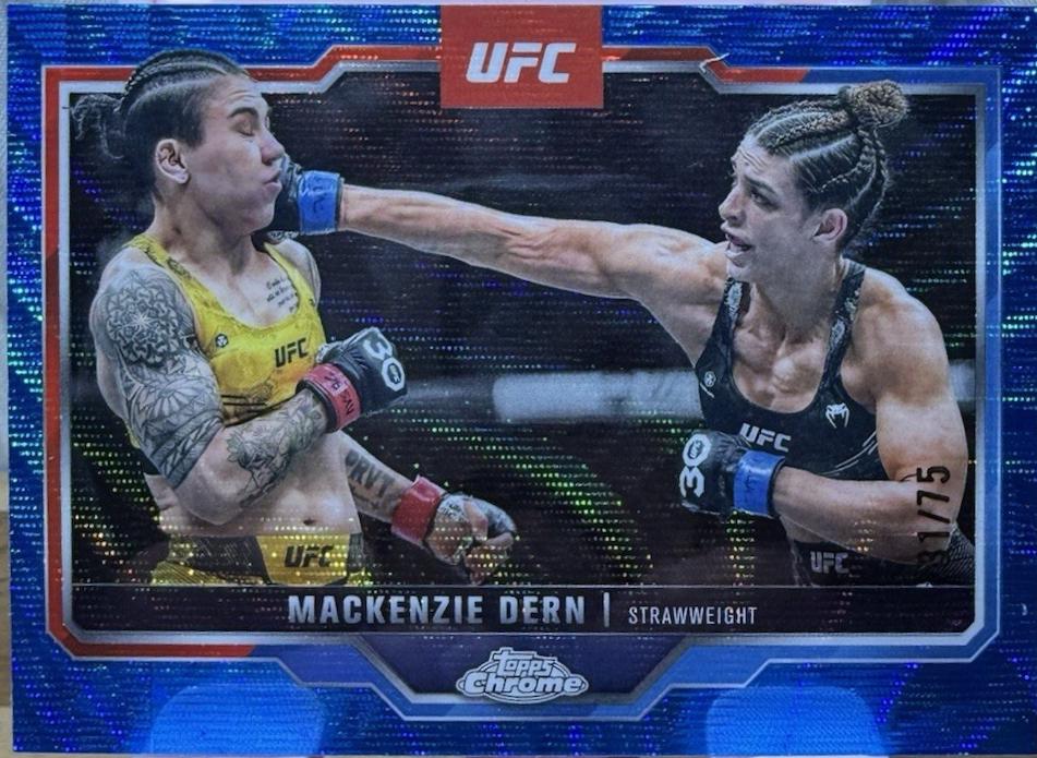 Mackenzie Dern [Blue Wave Refractor] #183