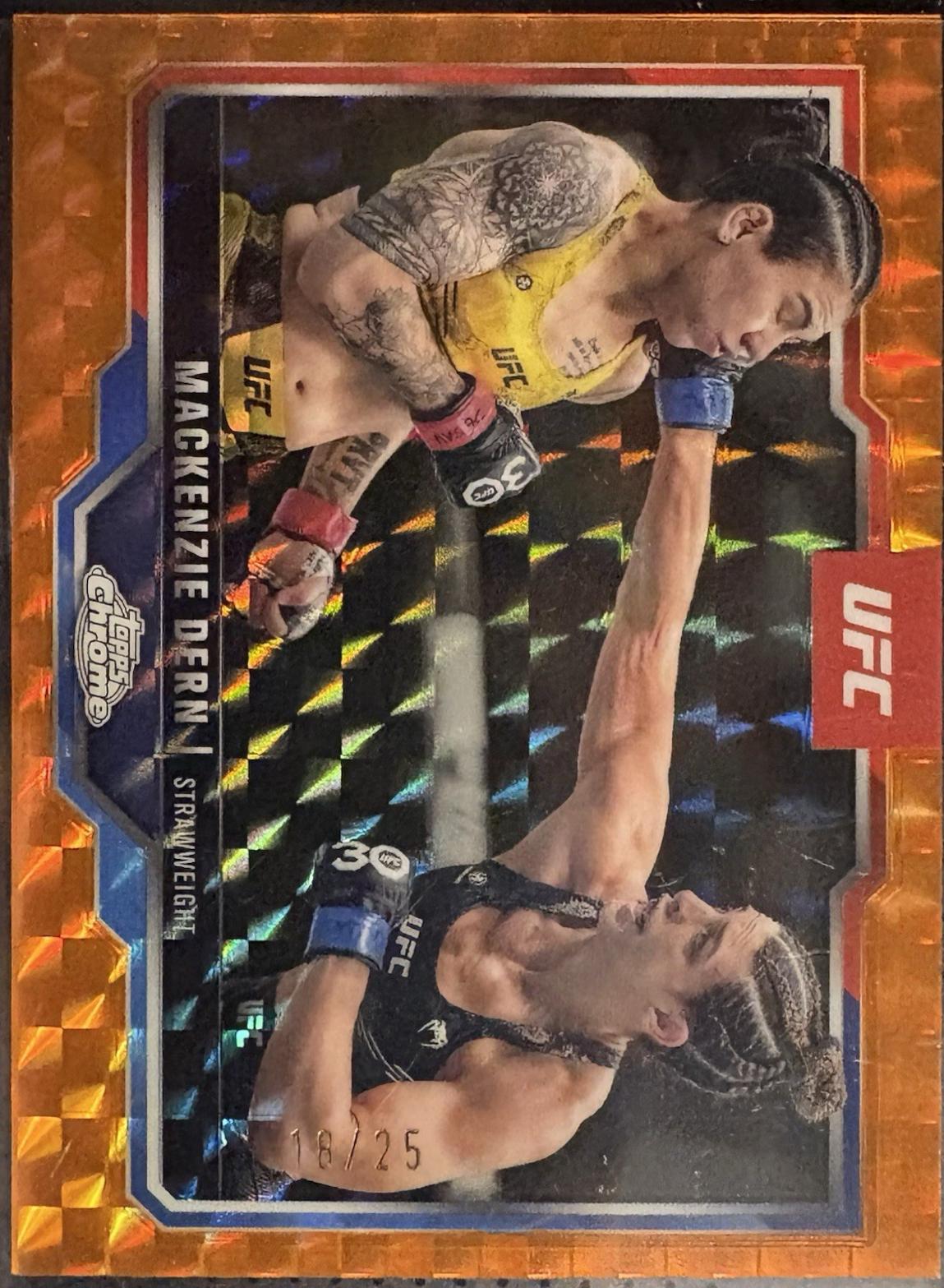 Mackenzie Dern [Orange Geometric Refractor] #183