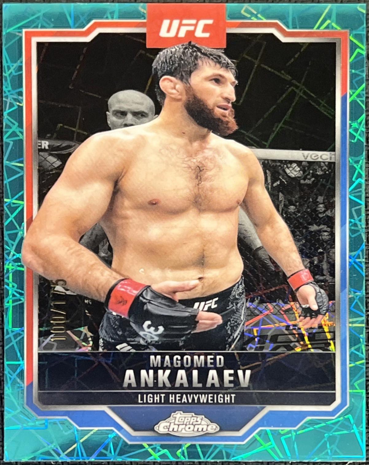 Magomed Ankalaev [Teal Lazer Refractor] #21