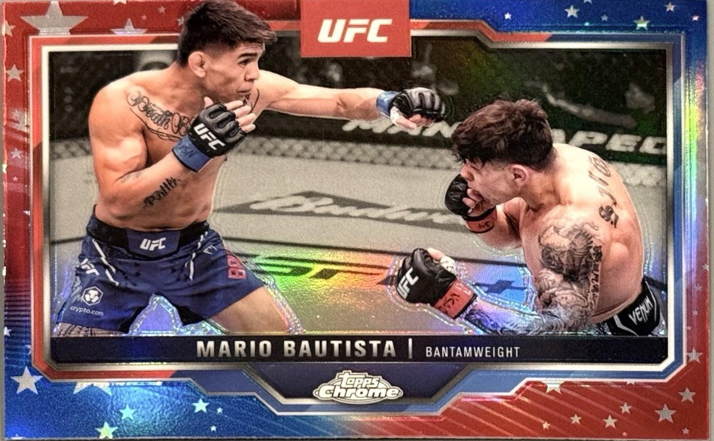 Mario Bautista [Red White Blue Refractor] #98