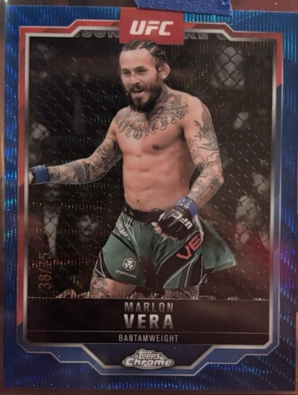 Marlon Vera [Blue Wave Refractor] #151