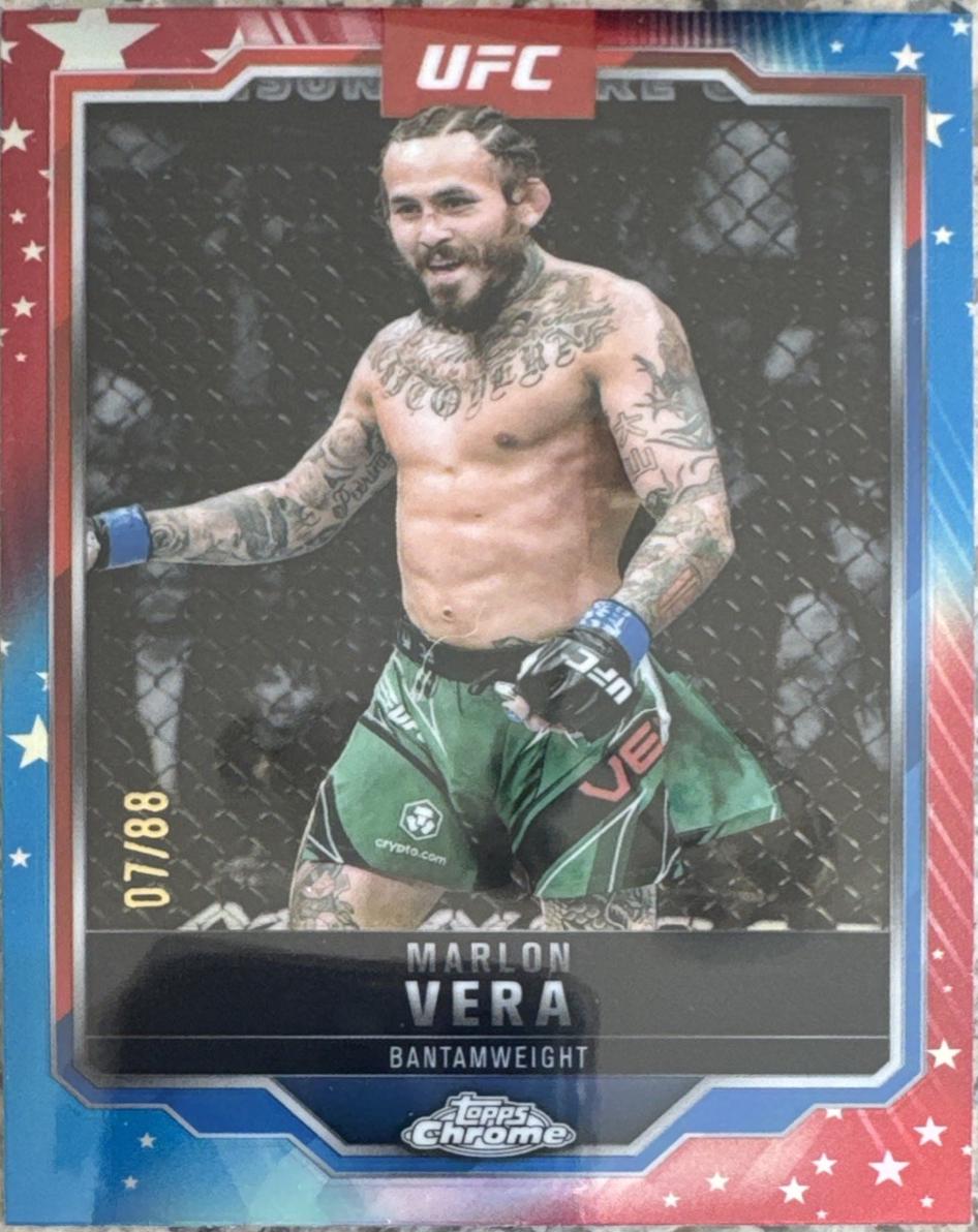 Marlon Vera [Red White Blue Refractor] #151