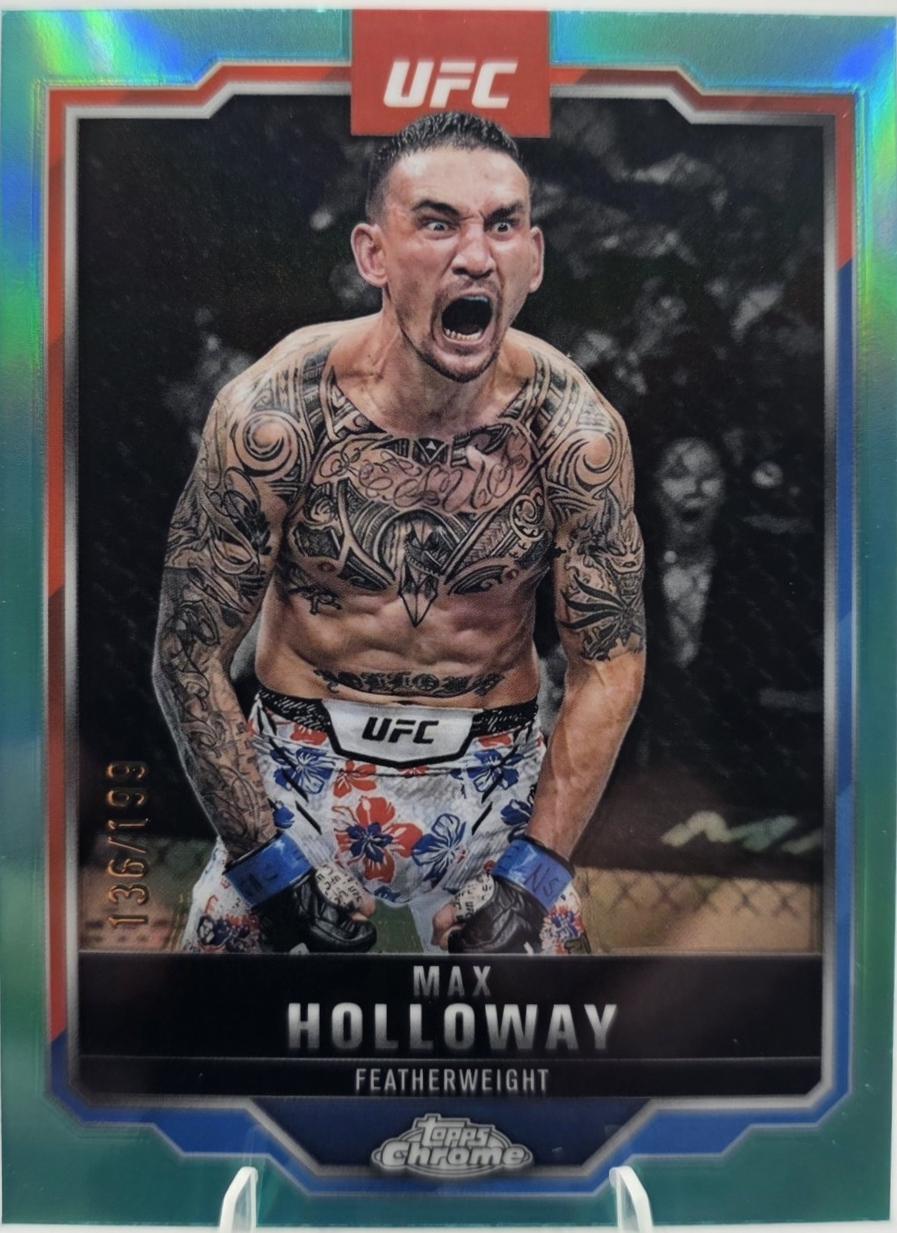 Max Holloway [Aqua Refractor] #100