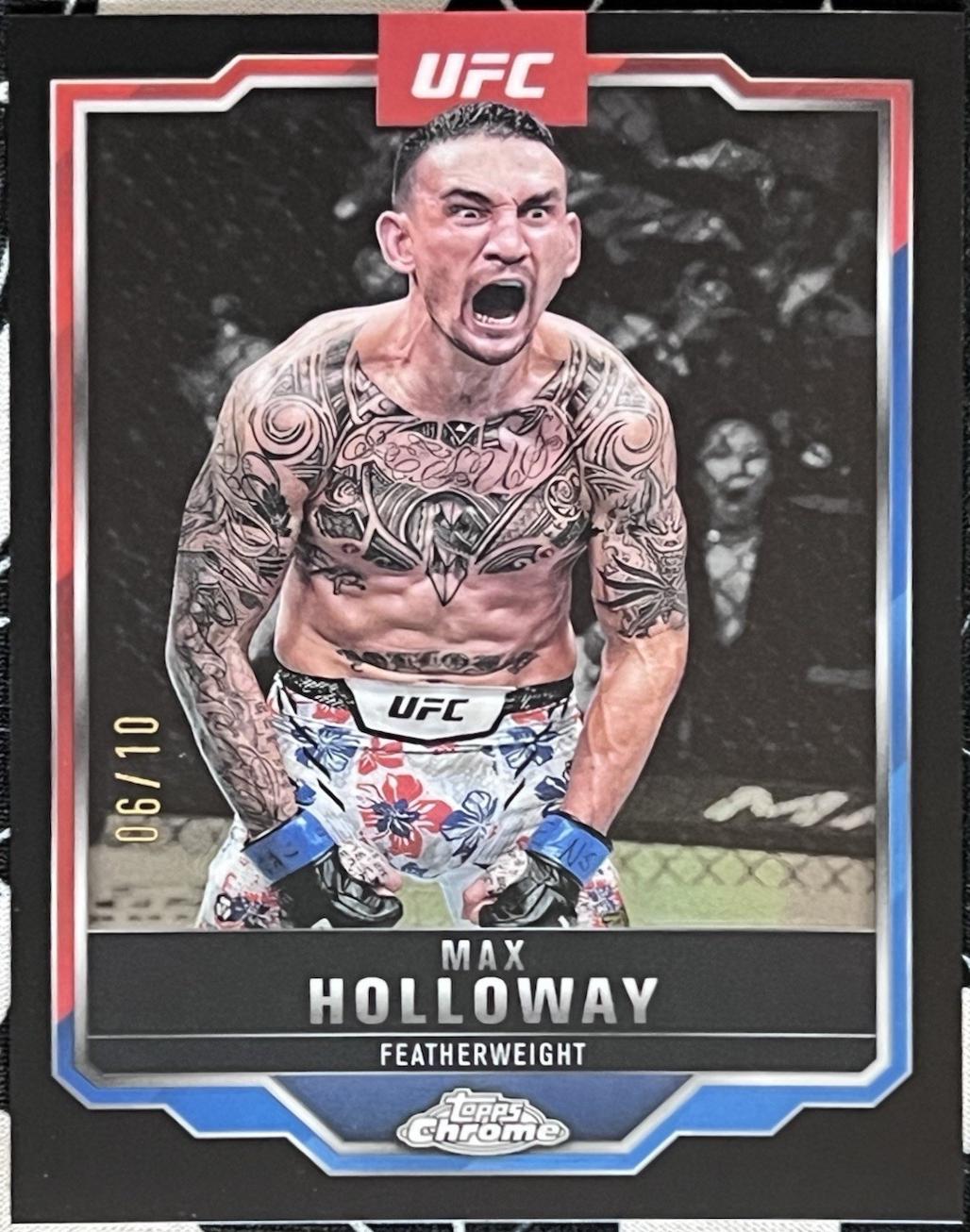Max Holloway [Black Refractor] #100