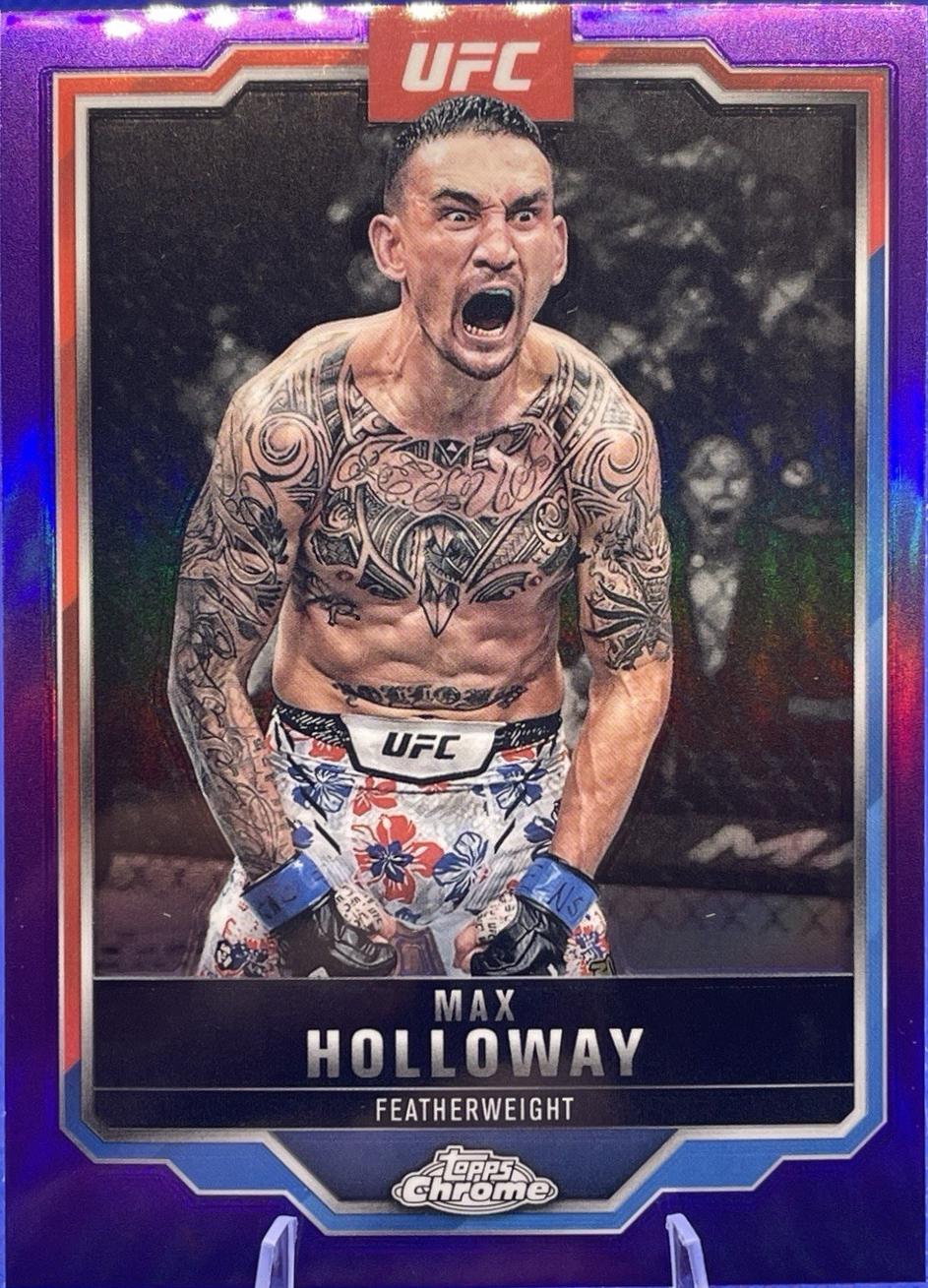 Max Holloway [Purple Refractor] #100