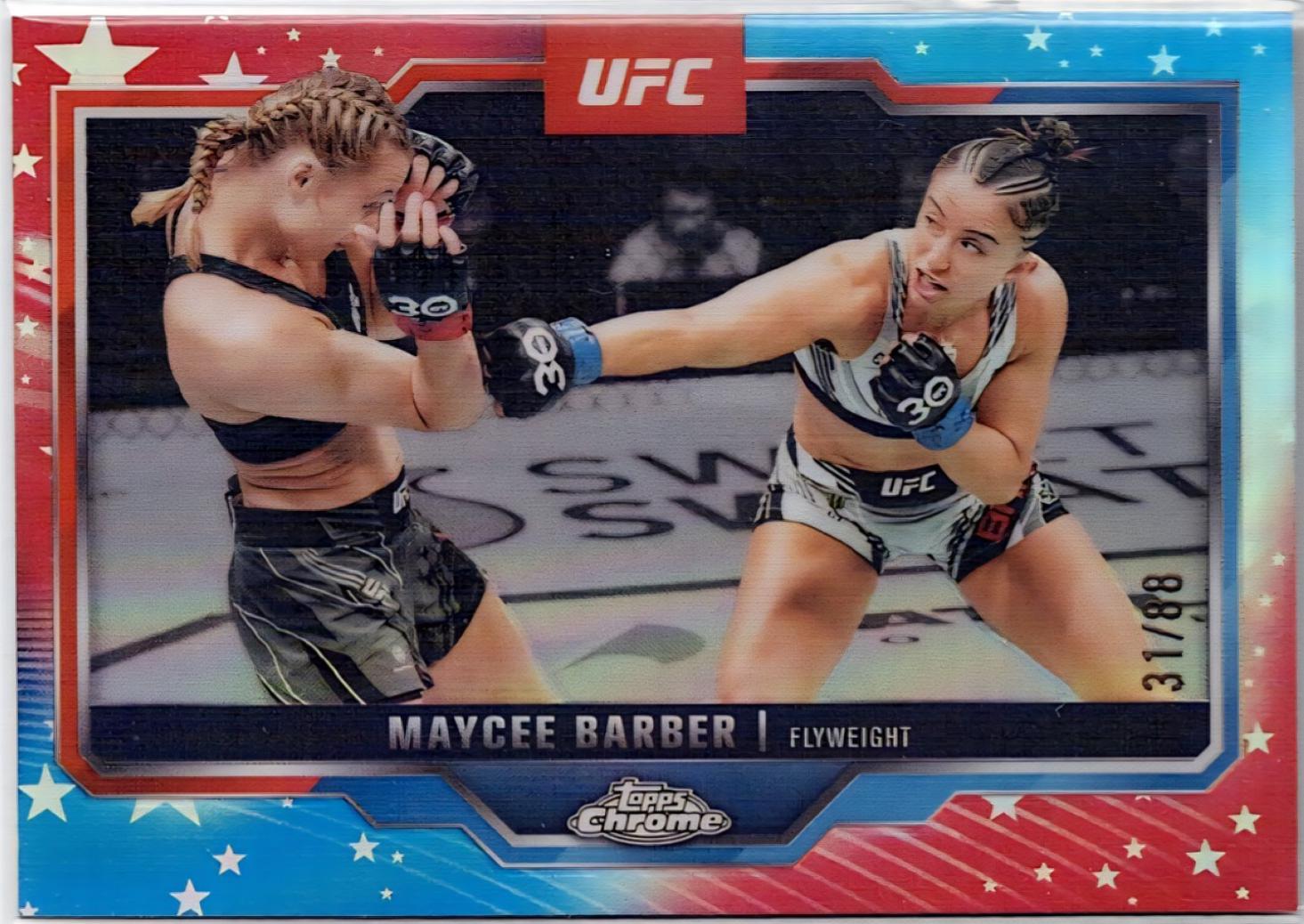 Maycee Barber [Red White Blue Refractor] #187