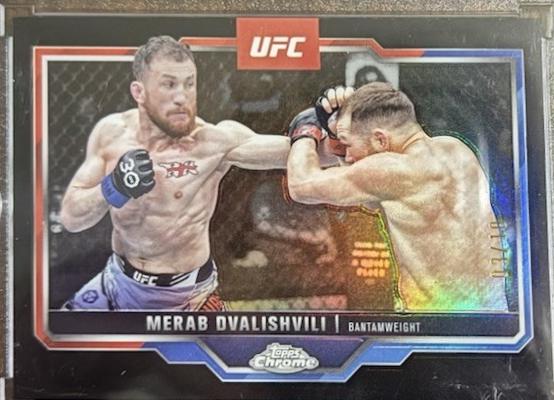 Merab Dvalishvili [Black Refractor] #118