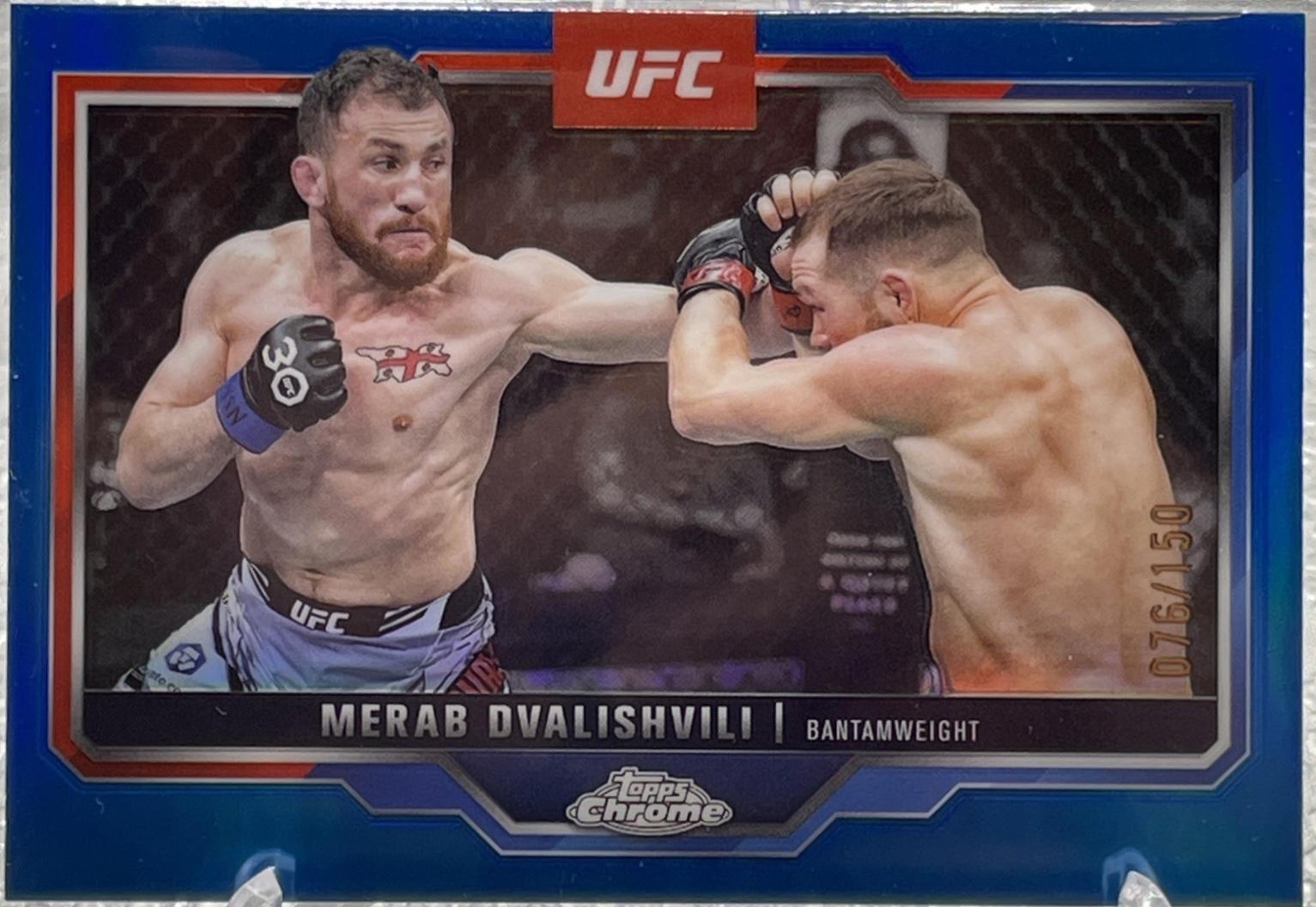 Merab Dvalishvili [Blue Refractor] #118