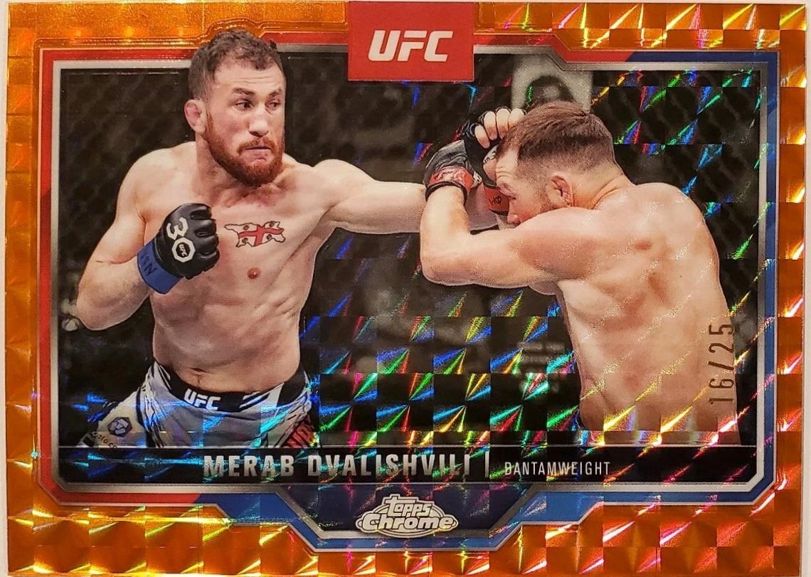 Merab Dvalishvili [Orange Geometric Refractor] #118