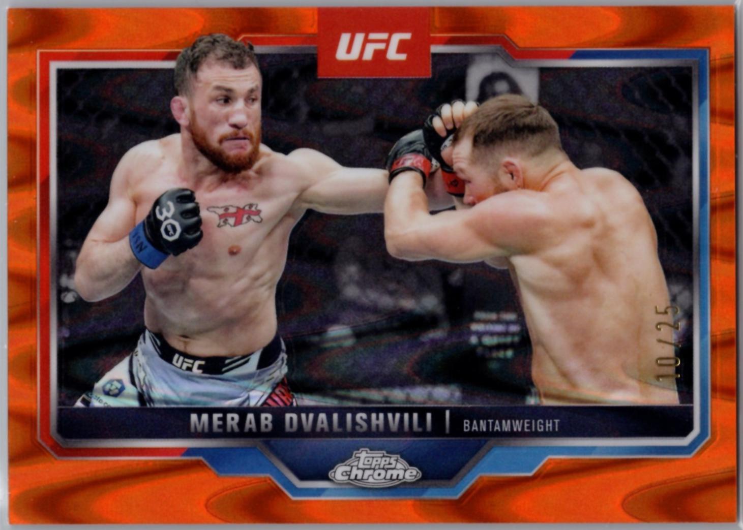 Merab Dvalishvili [Orange Refractor] #118