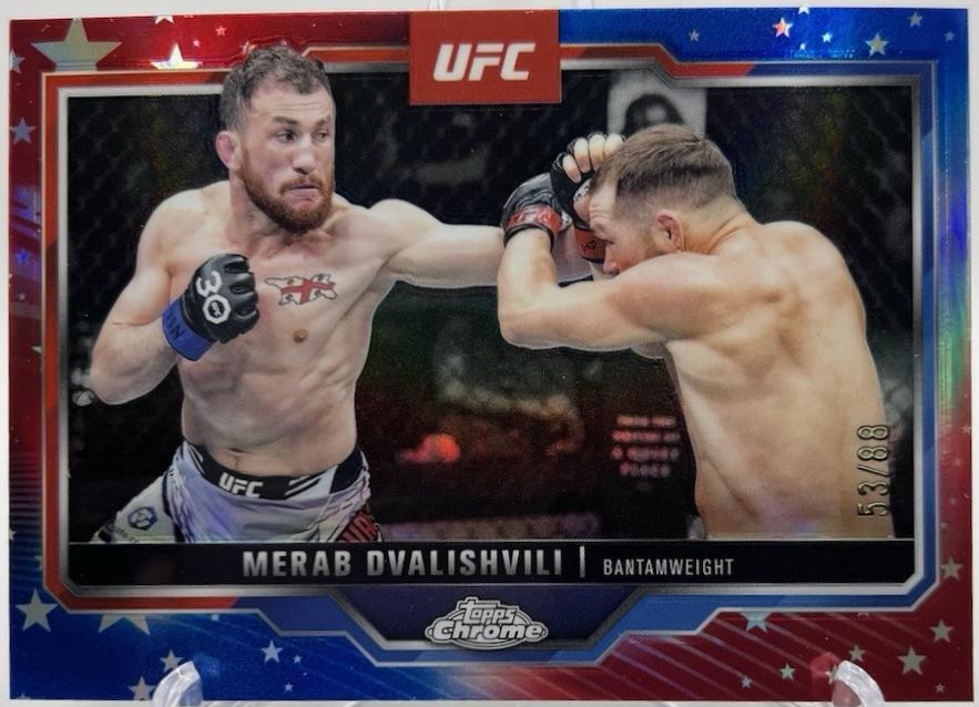 Merab Dvalishvili [Red White Blue Refractor] #118