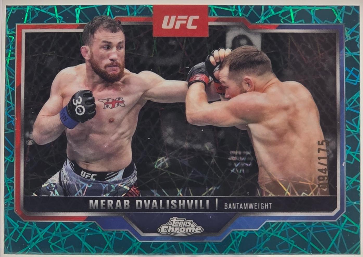 Merab Dvalishvili [Teal Lazer Refractor] #118