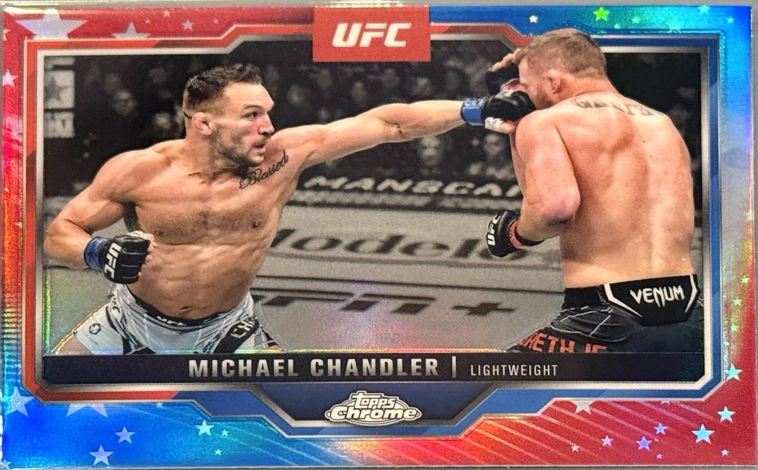 Michael Chandler [Red White Blue Refractor] #143
