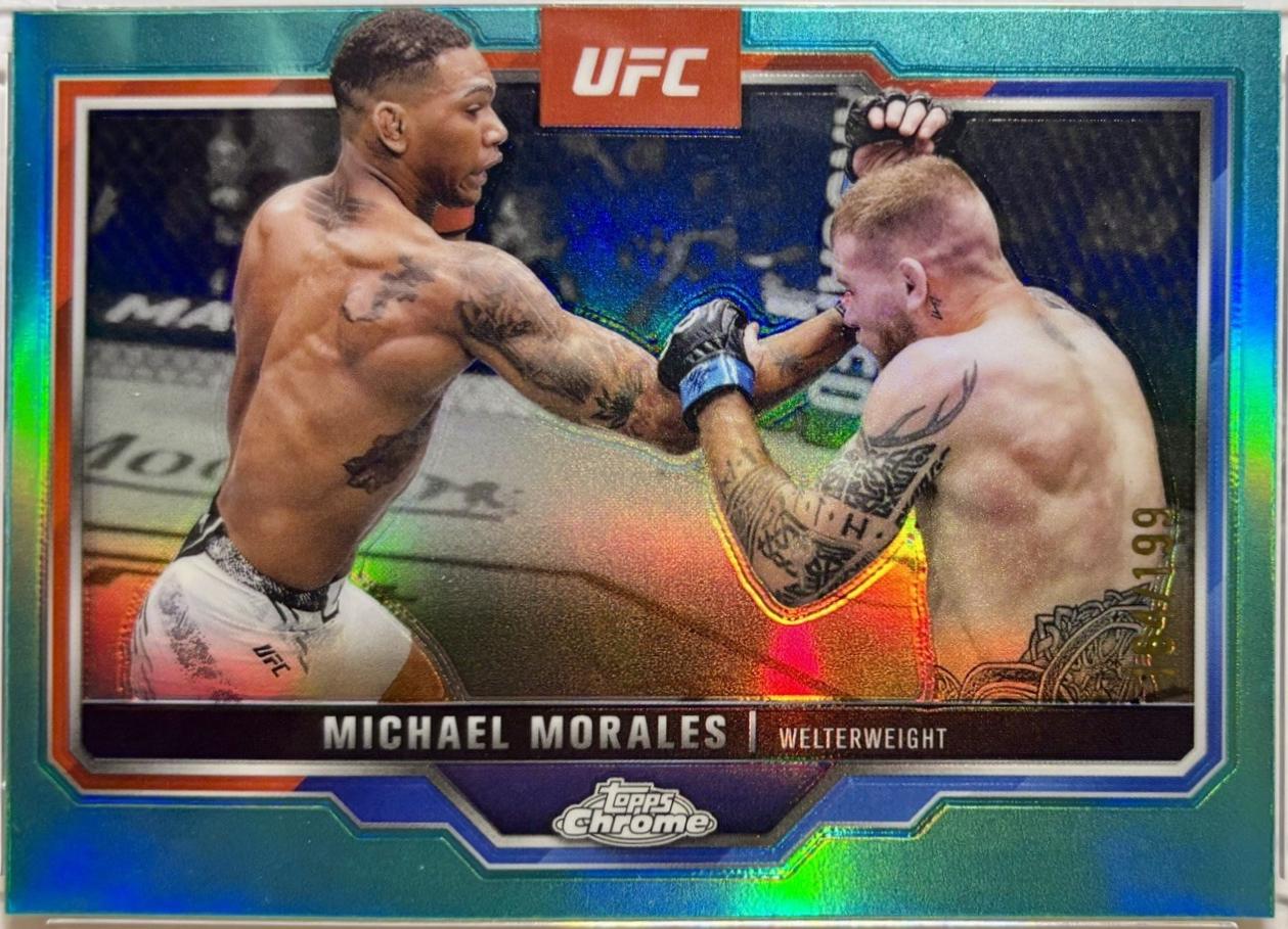Michael Morales [Aqua Refractor] #127