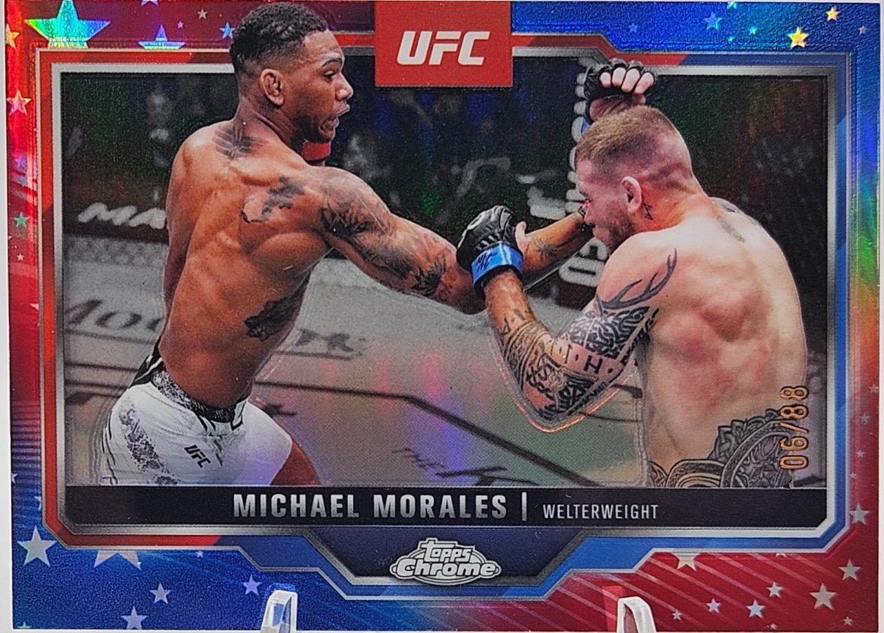 Michael Morales [Red White Blue Refractor] #127