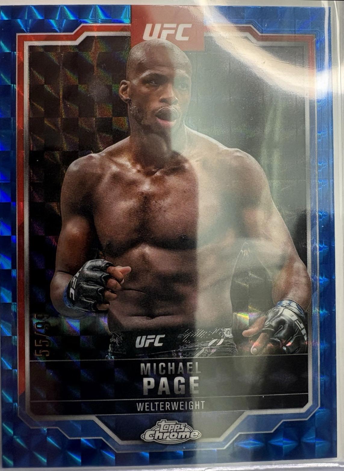 Michael Page [Blue Geometric Refractor] #167