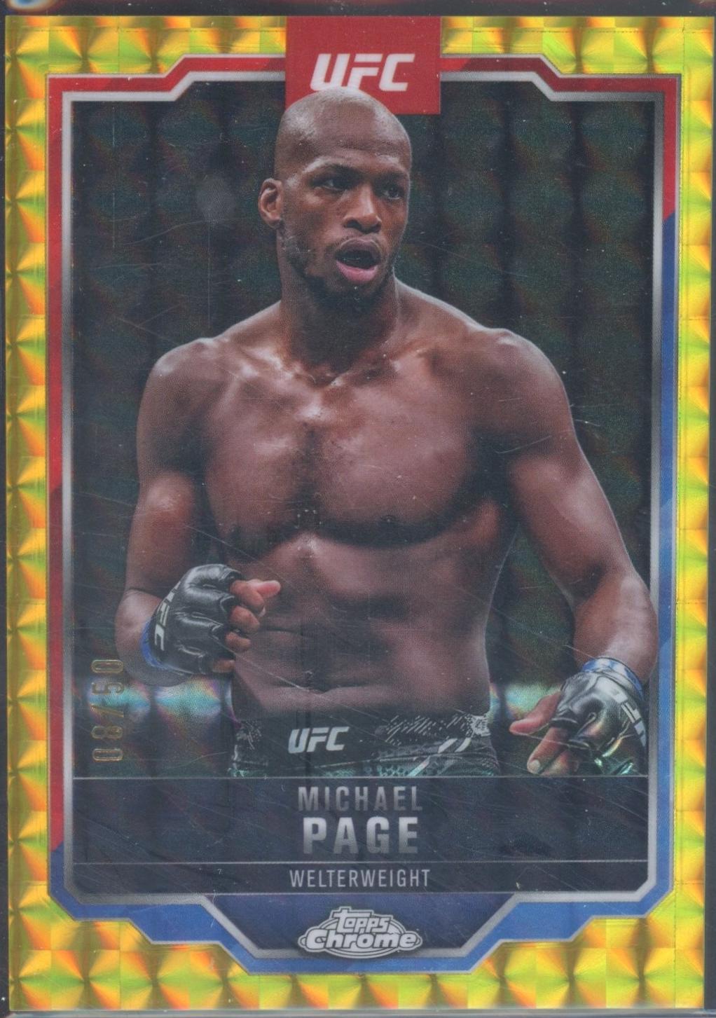 Michael Page [Gold Geometric Refractor] #167