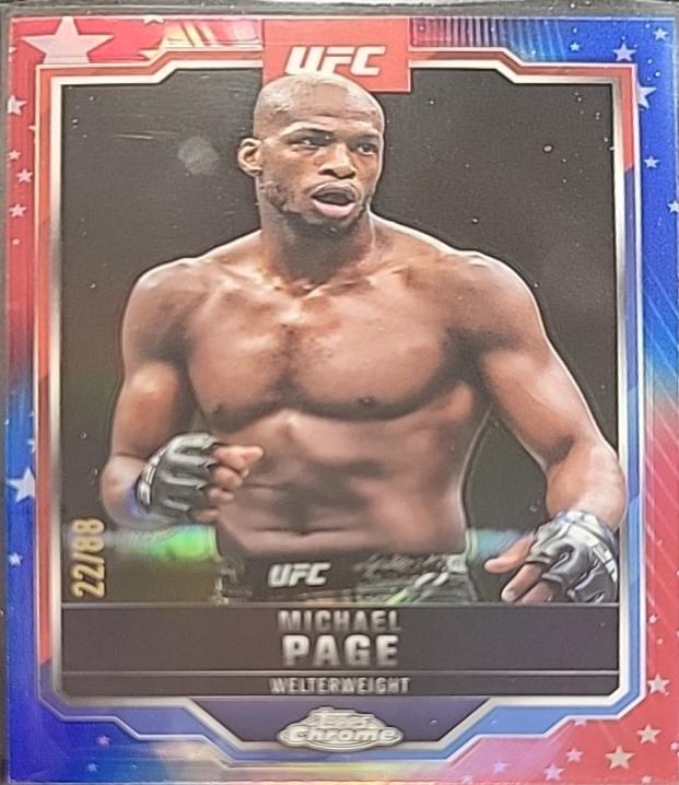 Michael Page [Red White Blue Refractor] #167
