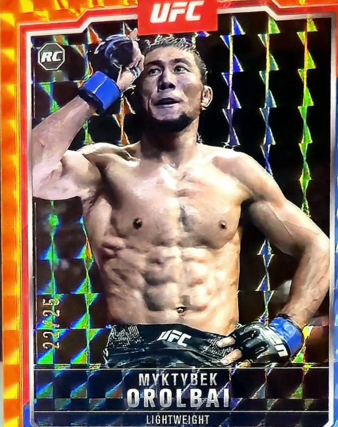 Myktybek Orolbai [Orange Geometric Refractor] #77
