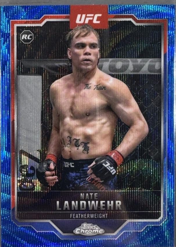 Nate Landwehr [Blue Wave Refractor] #85