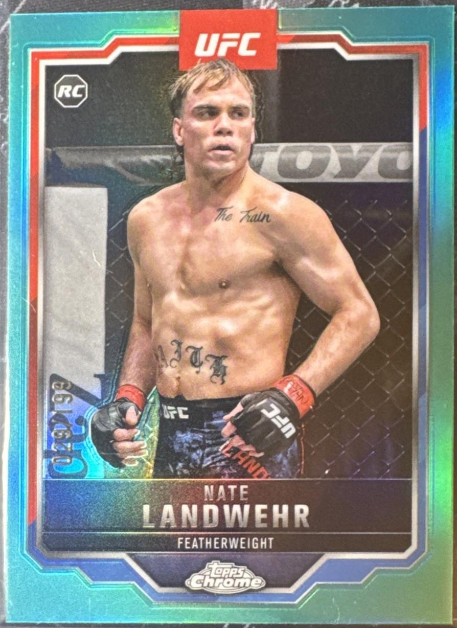 Nate Landwehr [Teal Lazer Refractor] #85