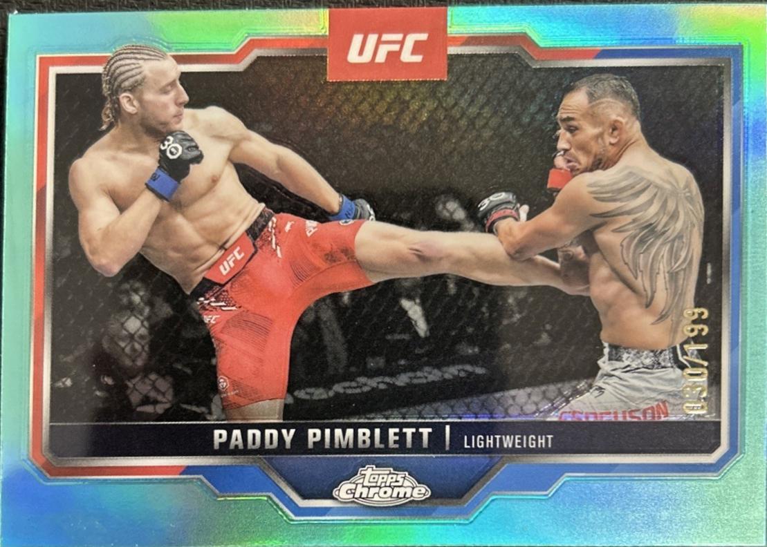 Paddy Pimblett [Aqua Refractor] #177