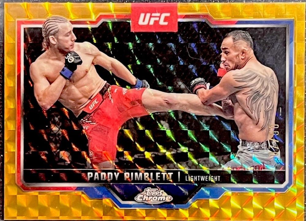 Paddy Pimblett [Gold Geometric Refractor] #177