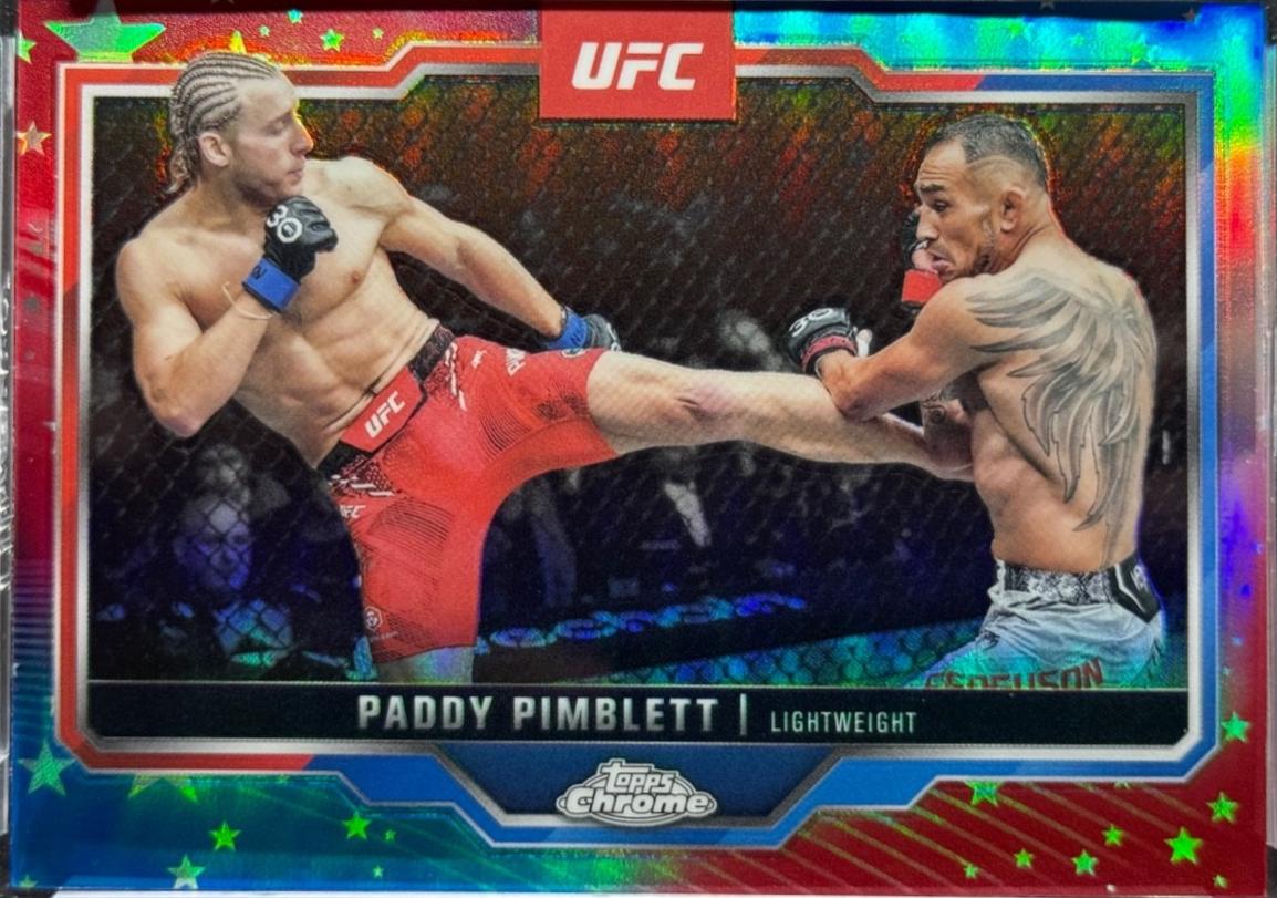 Paddy Pimblett [Red Blue Refractor] #177