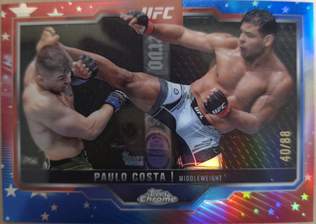 Paulo Costa [Red White Blue Refractor] #153